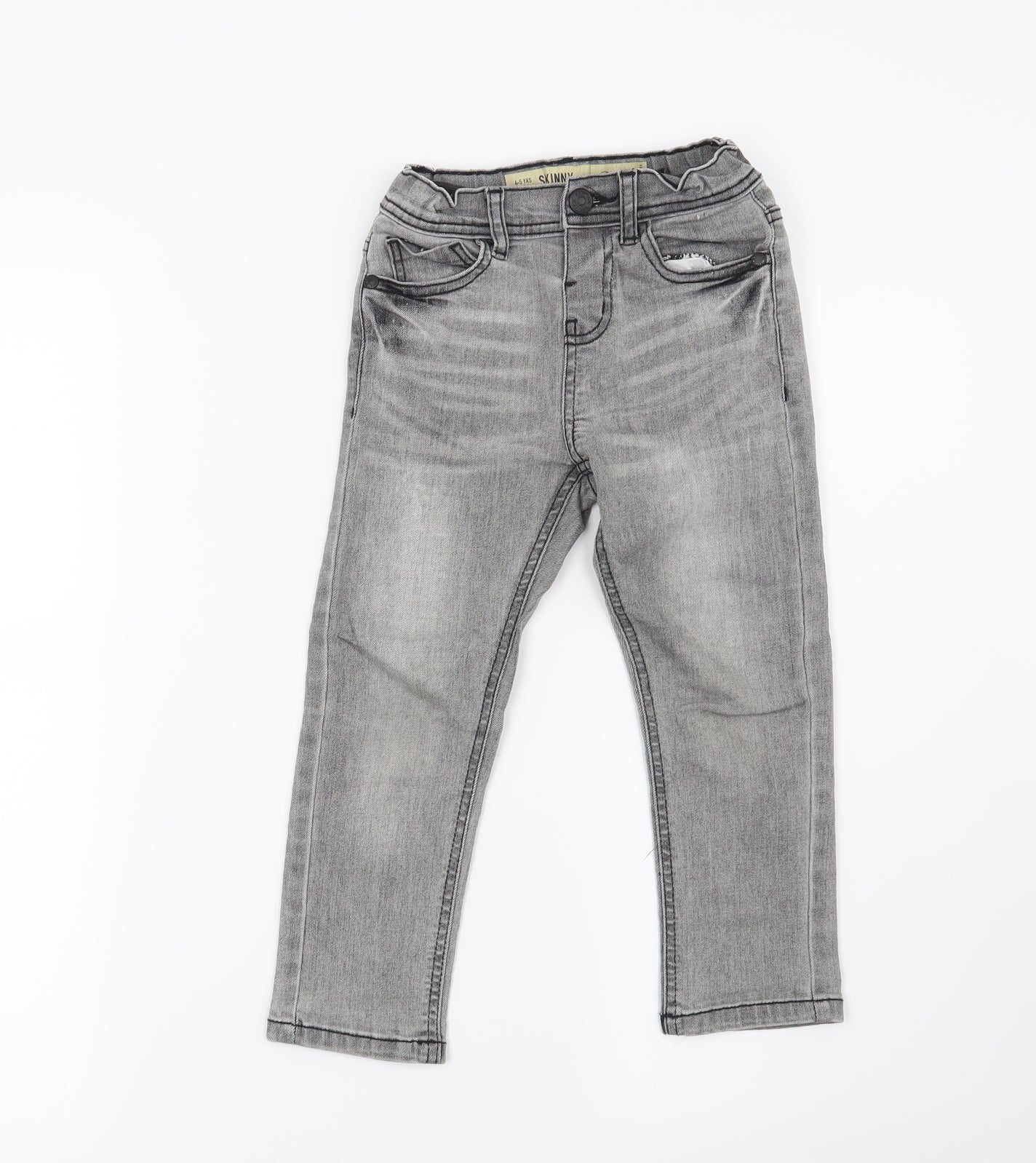 DENIM CO Boys Black   Straight Jeans Size 4-5 Years