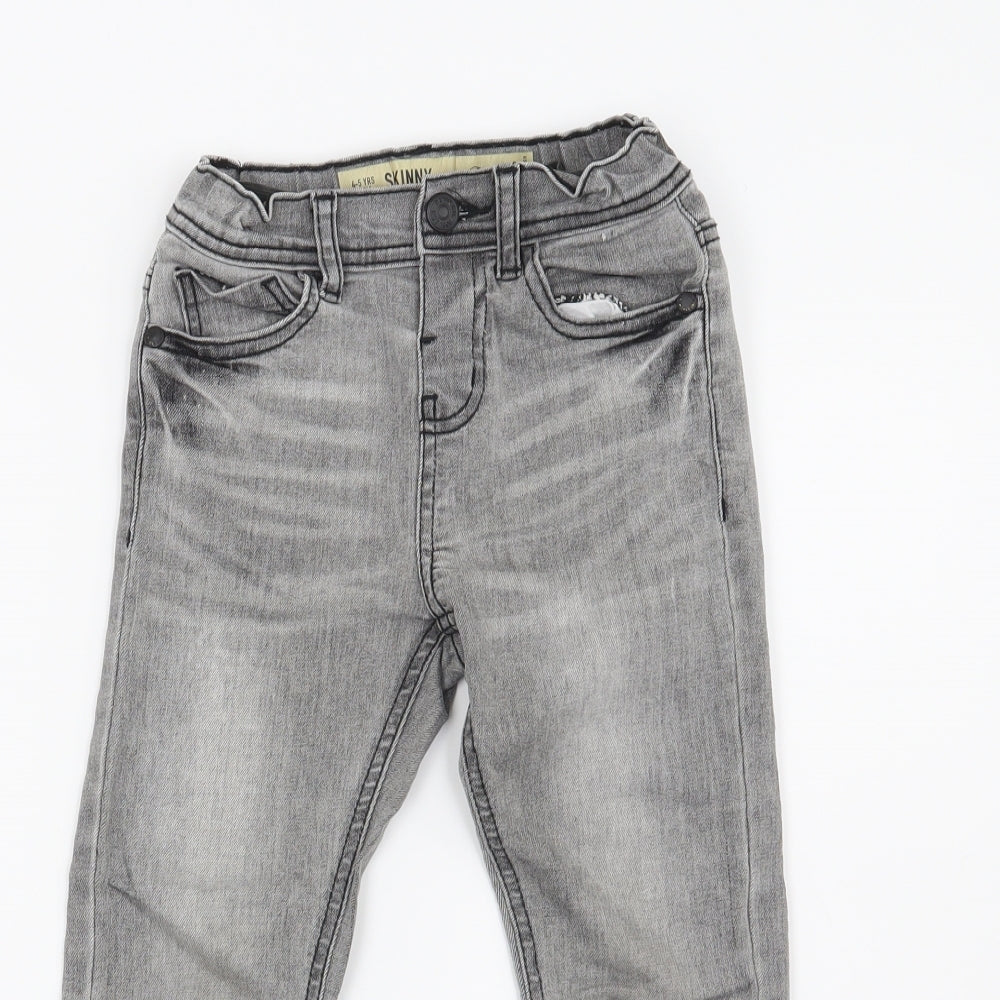 DENIM CO Boys Black   Straight Jeans Size 4-5 Years