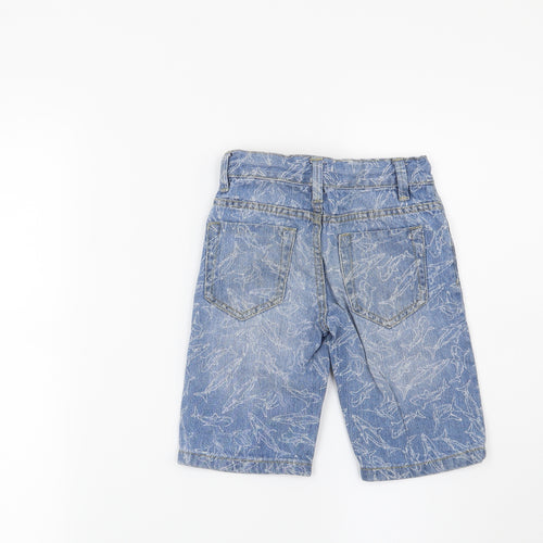 DENIM CO Boys Blue   Bermuda Shorts Size 3-4 Years - Shark