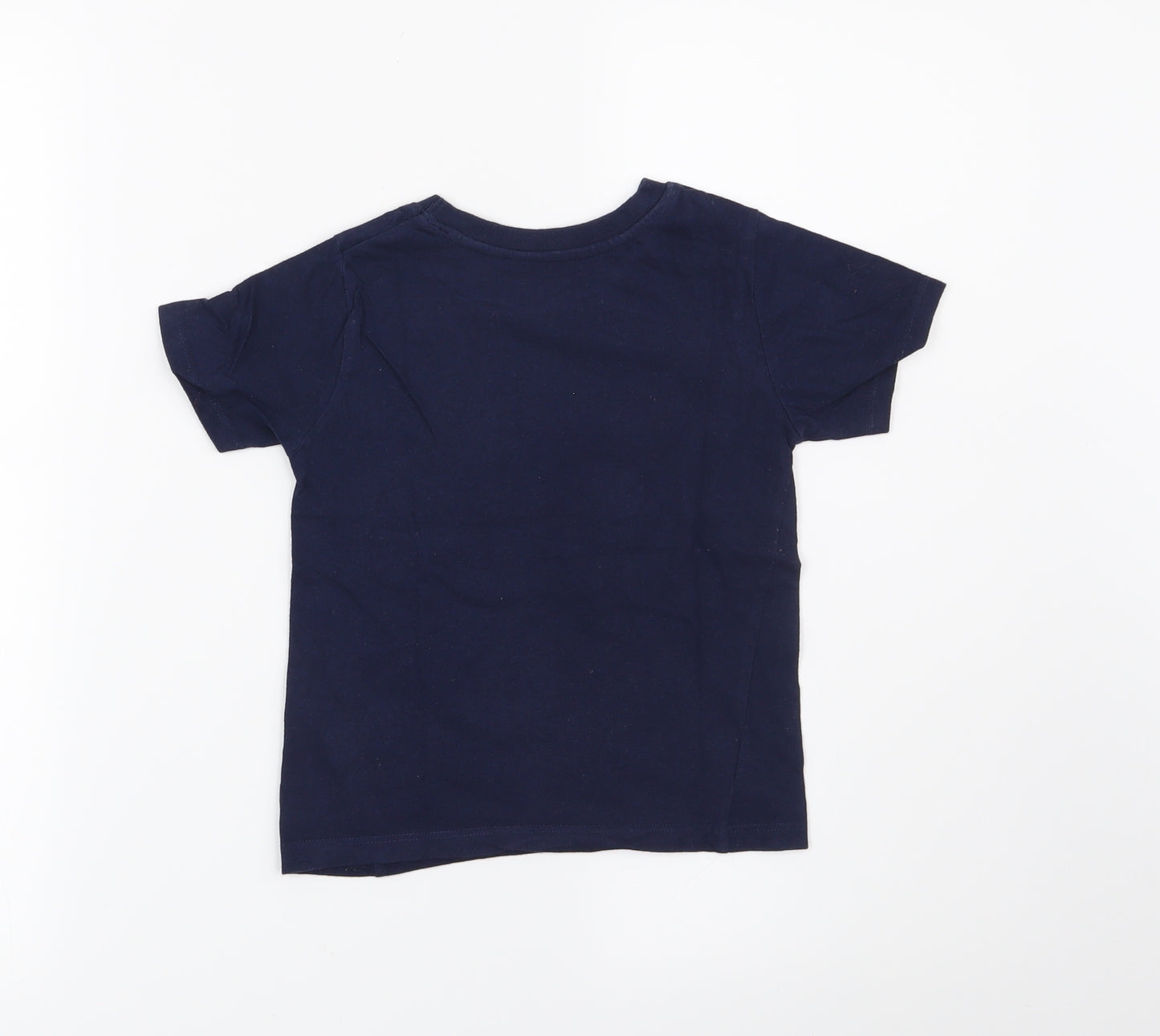 Primark Boys Blue   Basic T-Shirt Size 2-3 Years  - Dinosaur