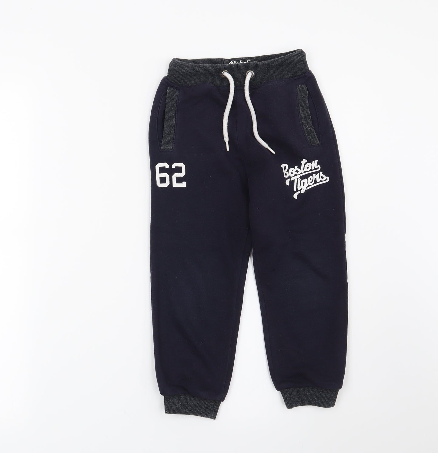 Rebel Boys Blue   Sweatpants Trousers Size 4-5 Years