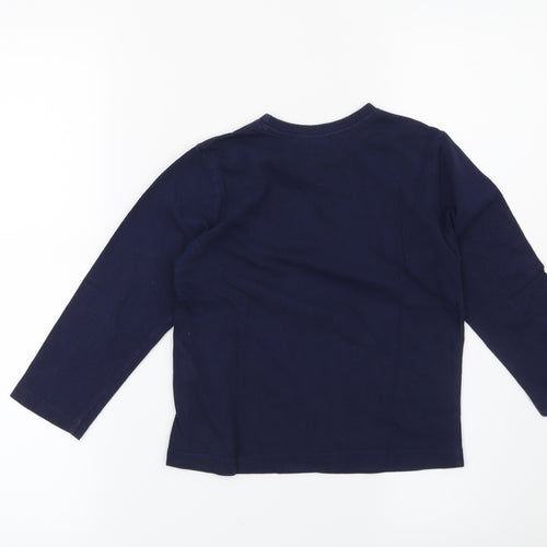 Rebel Boys Blue   Basic T-Shirt Size 3-4 Years  - My Dad's a Superhero and I'm his sidekick