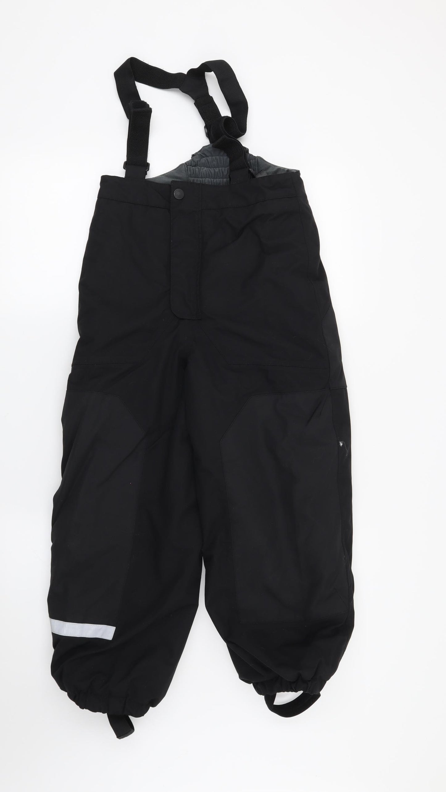 H&M Boys Black   Snow Pants Trousers Size 8 Years