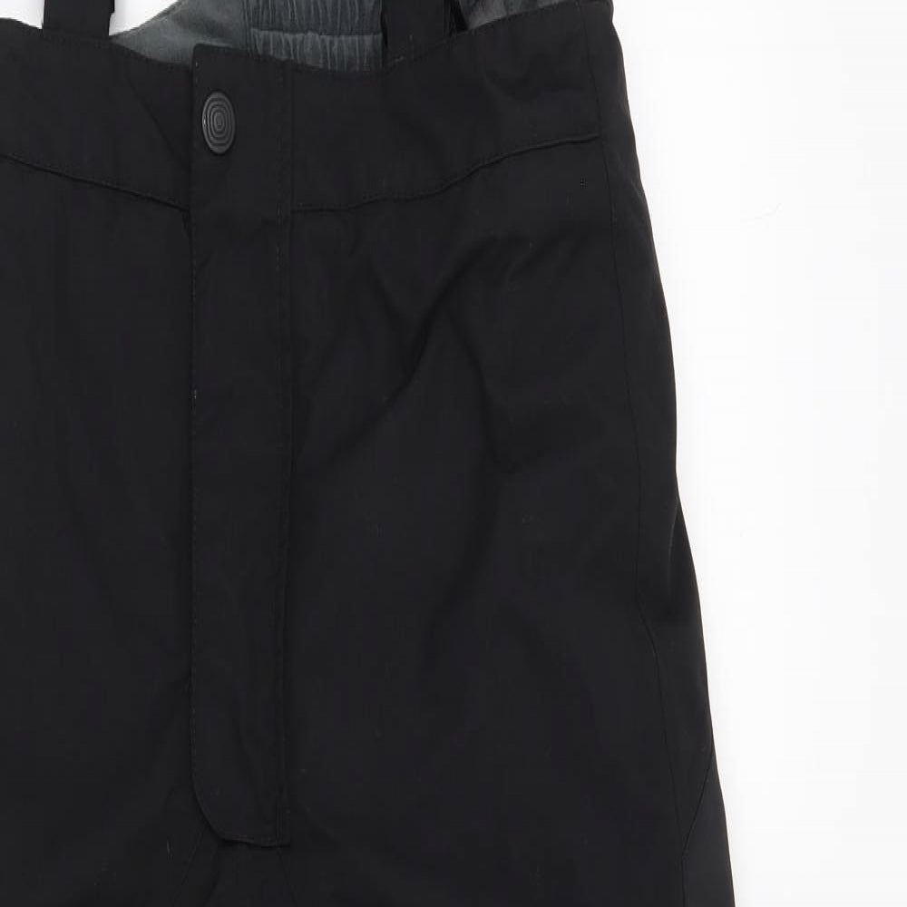H&M Boys Black   Snow Pants Trousers Size 8 Years