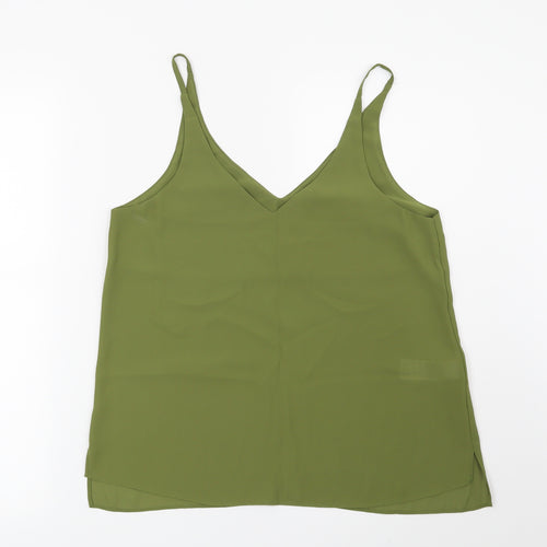 Topshop Womens Green   Basic Blouse Size 10