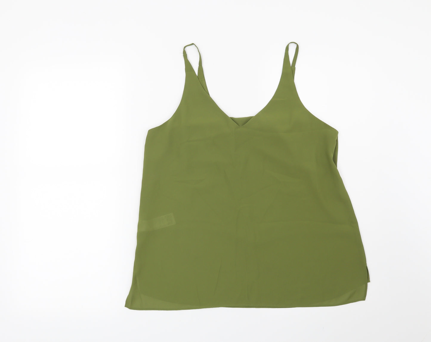 Topshop Womens Green   Basic Blouse Size 10
