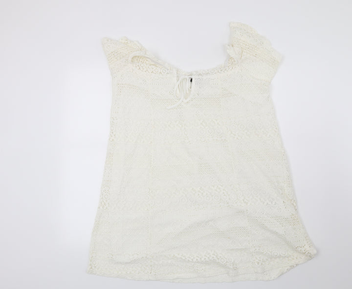 Topshop Womens White   Shift  Size 8