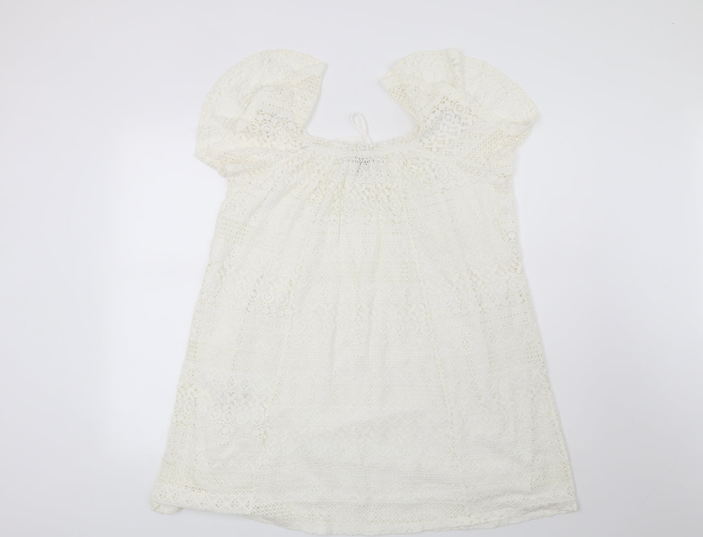 Topshop Womens White   Shift  Size 8