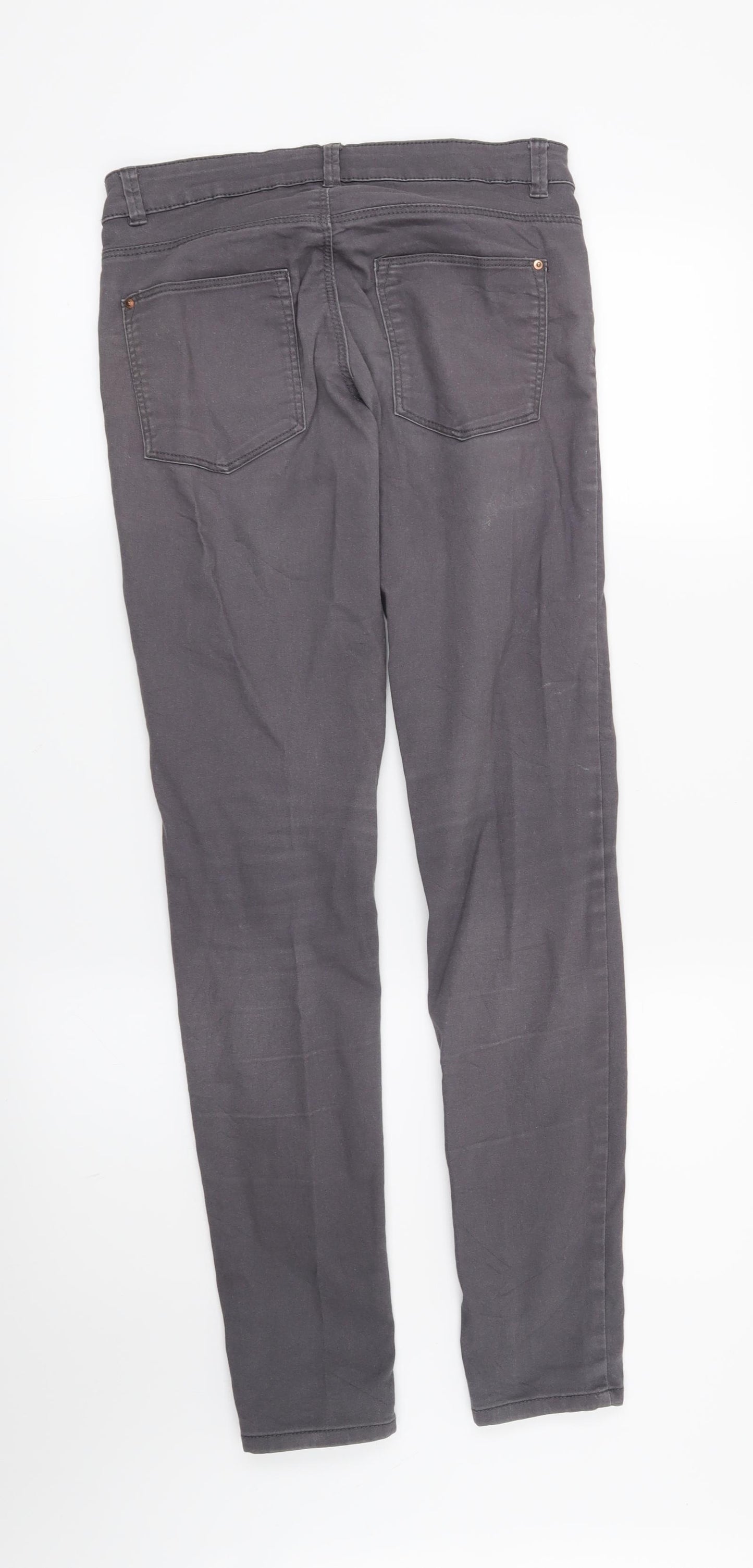 H&M Womens Grey   Skinny Jeans Size 28 in L29 in