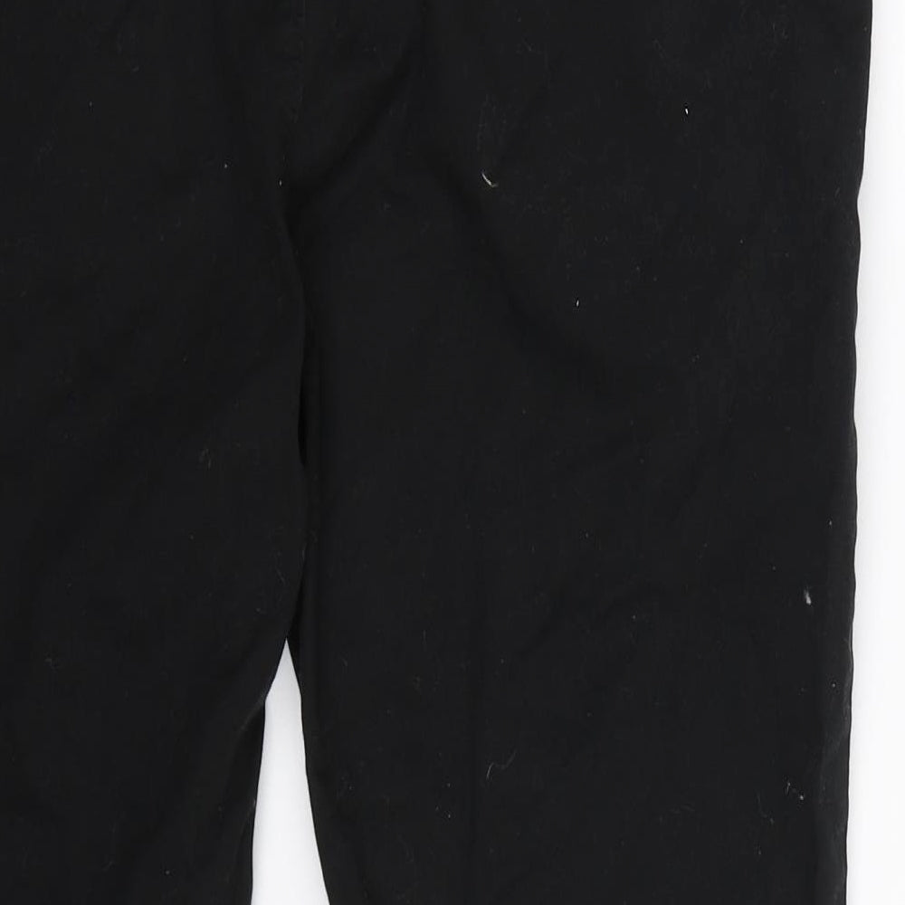 ASOS Mens Black   Cropped Trousers Size 33 L22 in