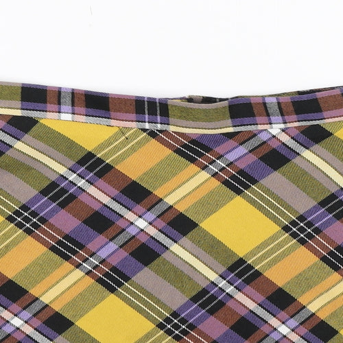 George Womens Multicoloured Check  A-Line Skirt Size 8