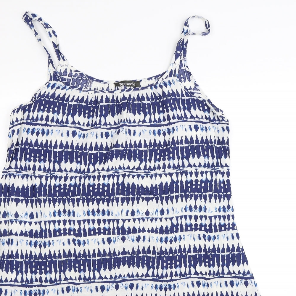 Bonmarché Womens Blue   Slip Dress  Size 16