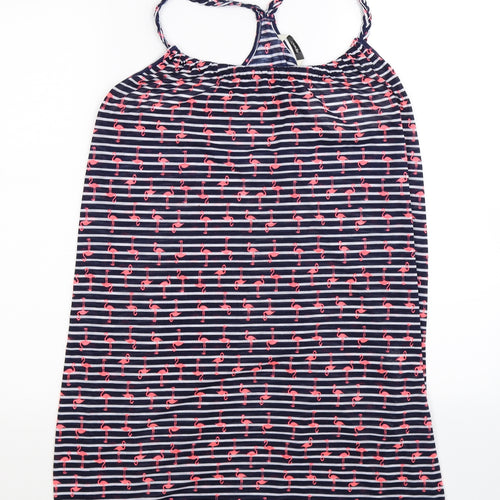 George Womens Blue Striped  Mini  Size M
