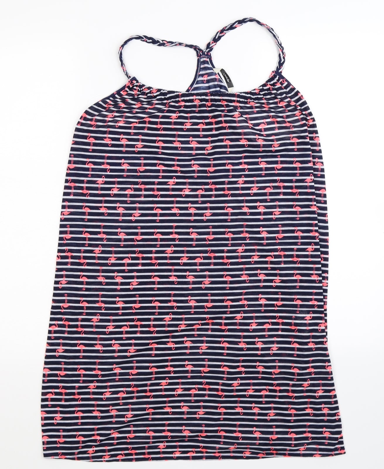 George Womens Blue Striped  Mini  Size M