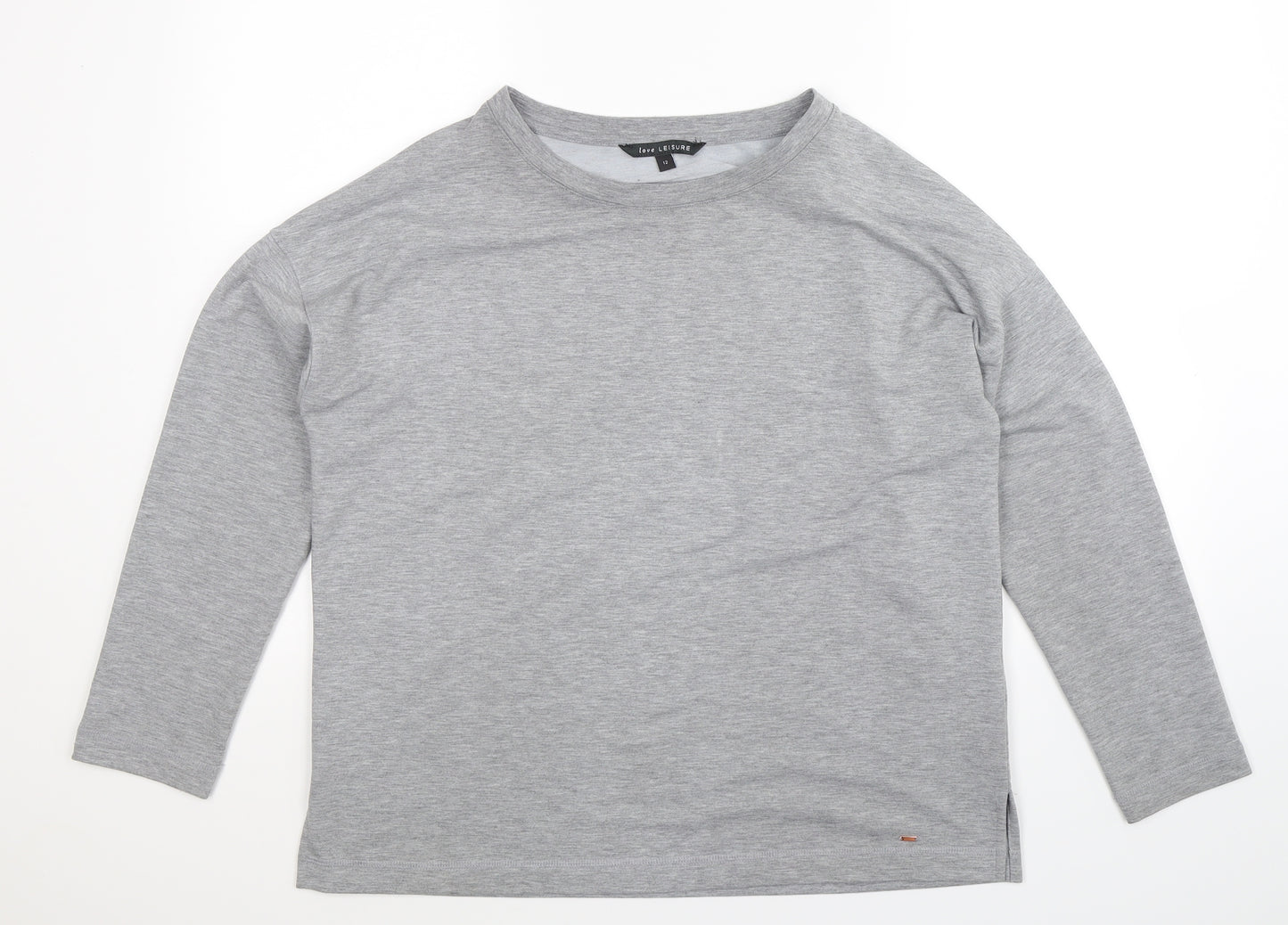 Preworn Womens Grey   Pullover Sweatshirt Size 12