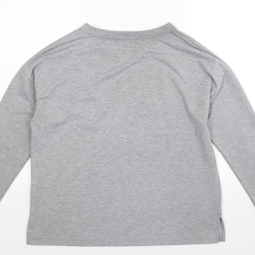 Preworn Womens Grey   Pullover Sweatshirt Size 12