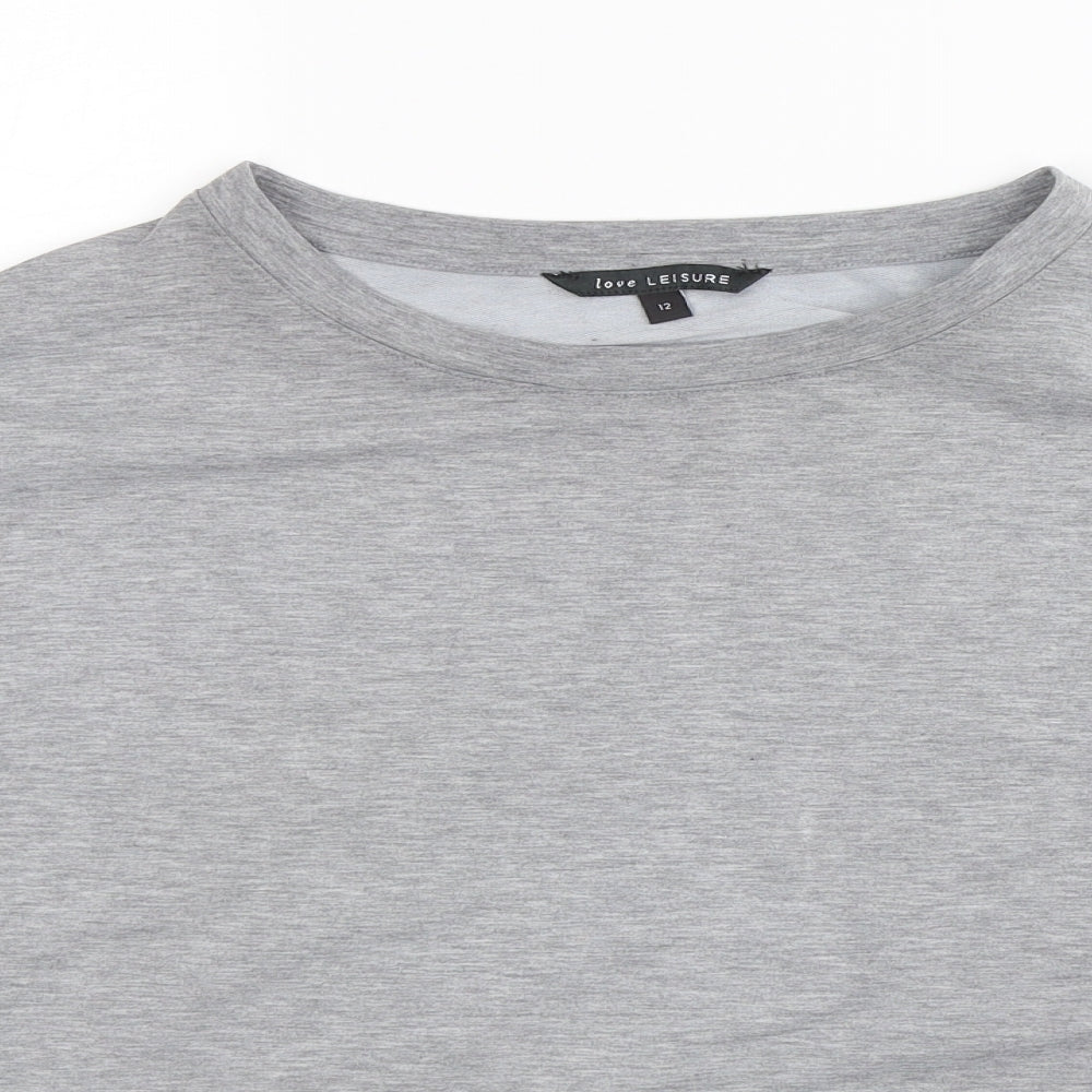 Preworn Womens Grey   Pullover Sweatshirt Size 12