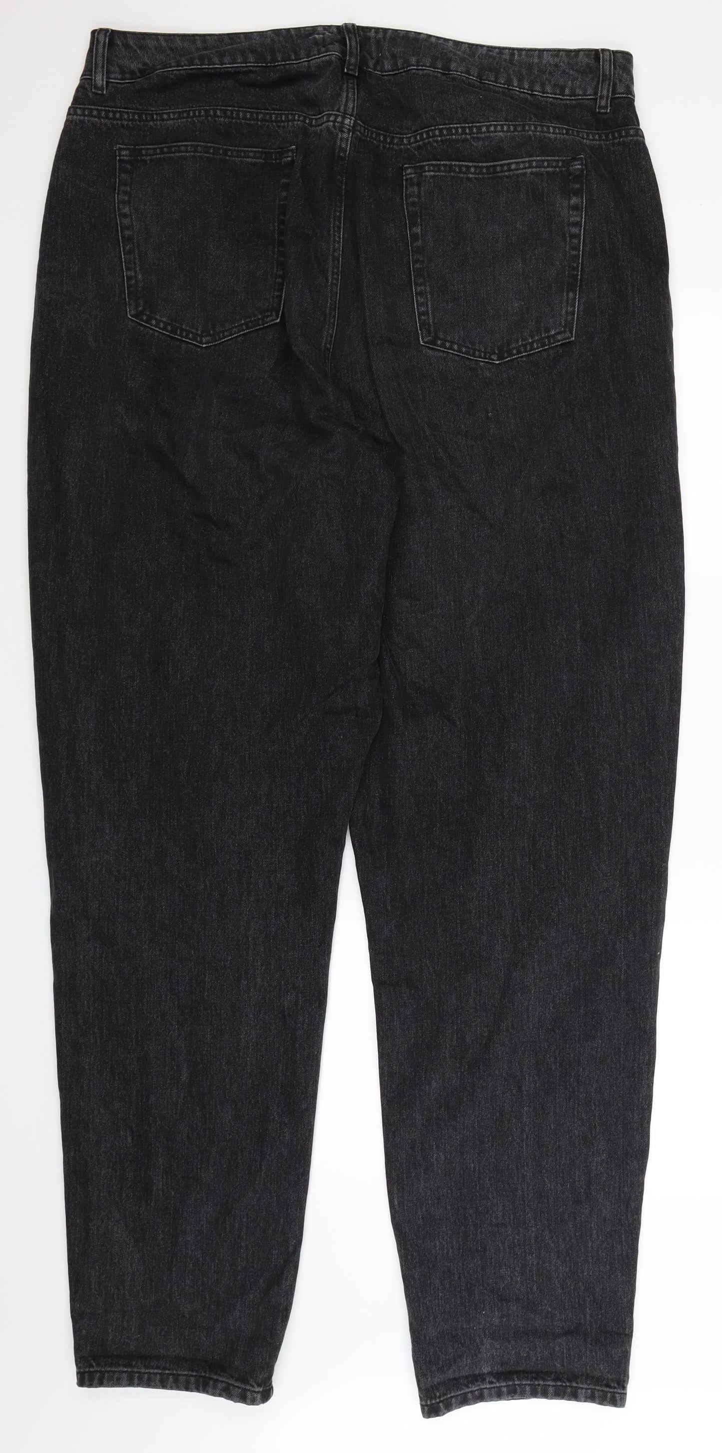 ASOS Mens Black  Denim Straight Jeans Size 38 L36 in