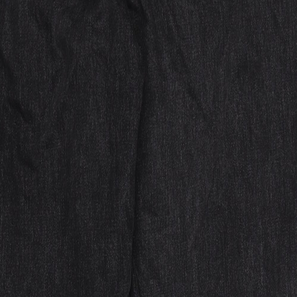 ASOS Mens Black  Denim Straight Jeans Size 38 L36 in