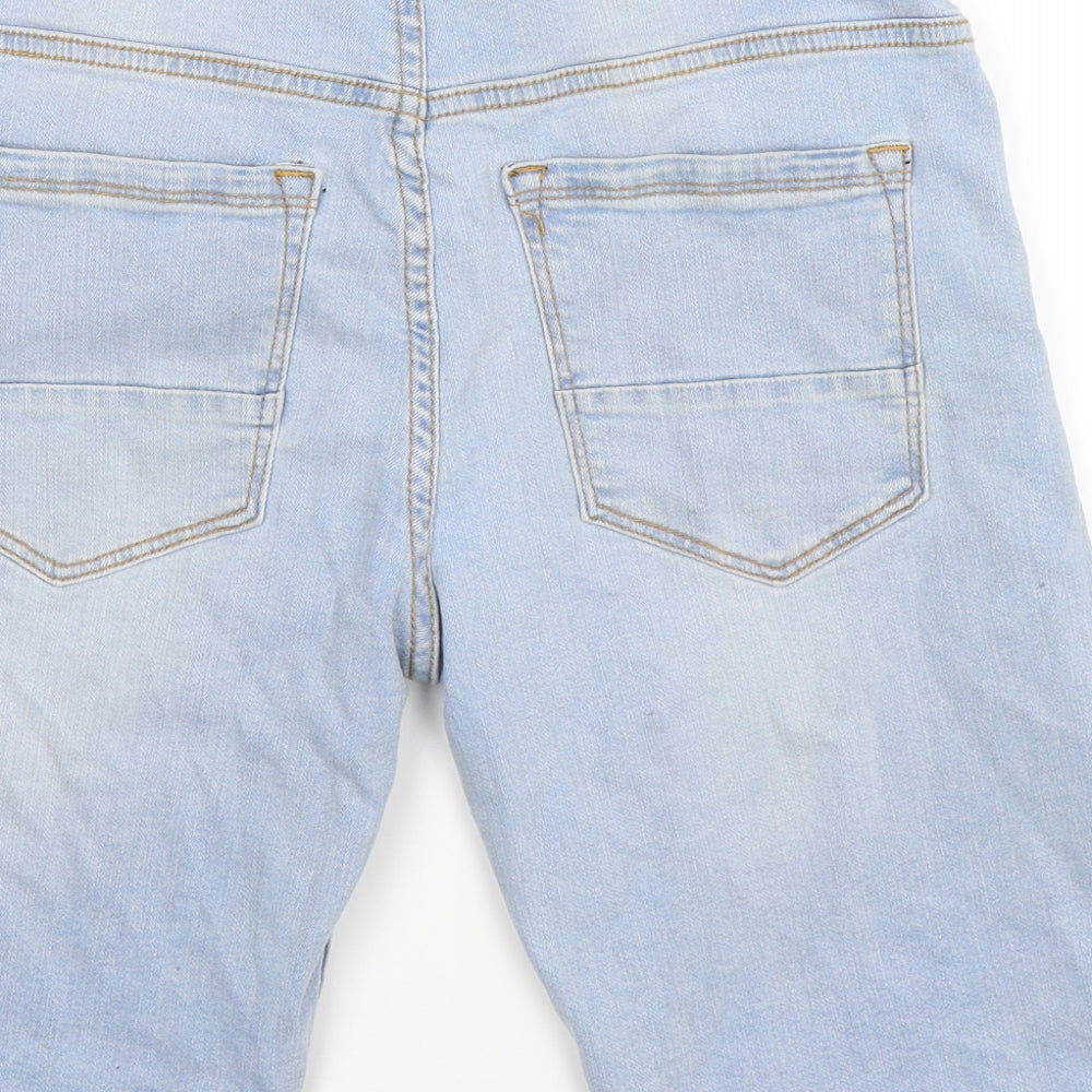 Denim Co Mens Blue  Denim Bermuda Shorts Size 28