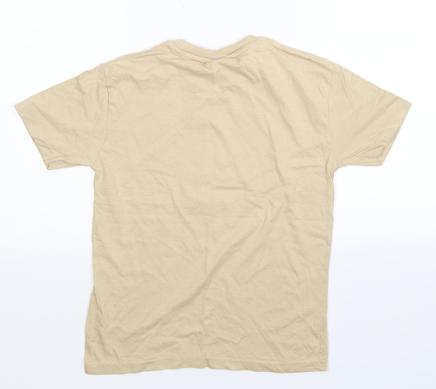 Impulse Boys Beige   Basic T-Shirt Size 7-8 Years