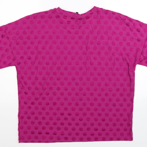 NEXT Womens Pink   Basic T-Shirt Size 16  - Oversized
