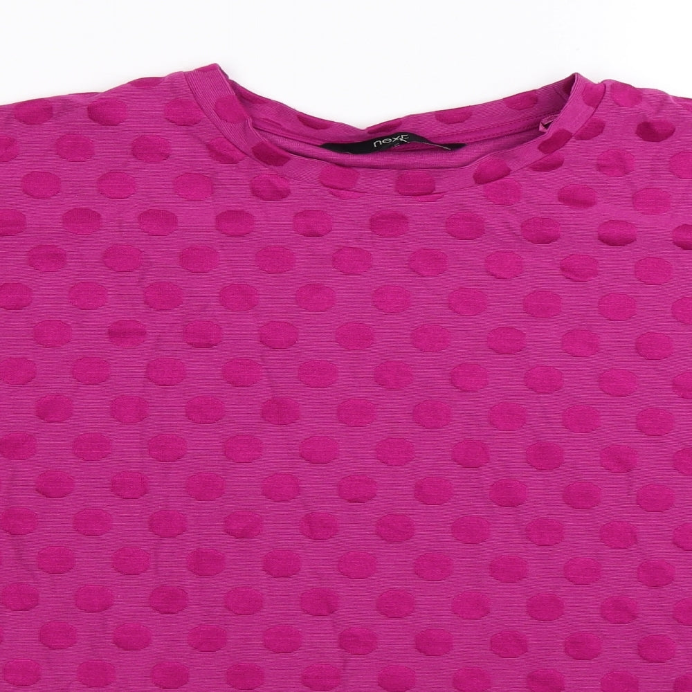 NEXT Womens Pink   Basic T-Shirt Size 16  - Oversized