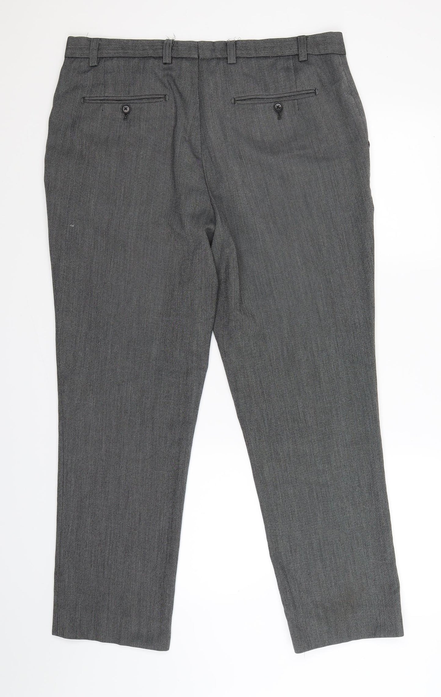 NEXT Mens Grey   Dress Pants Trousers Size 36 L30 in