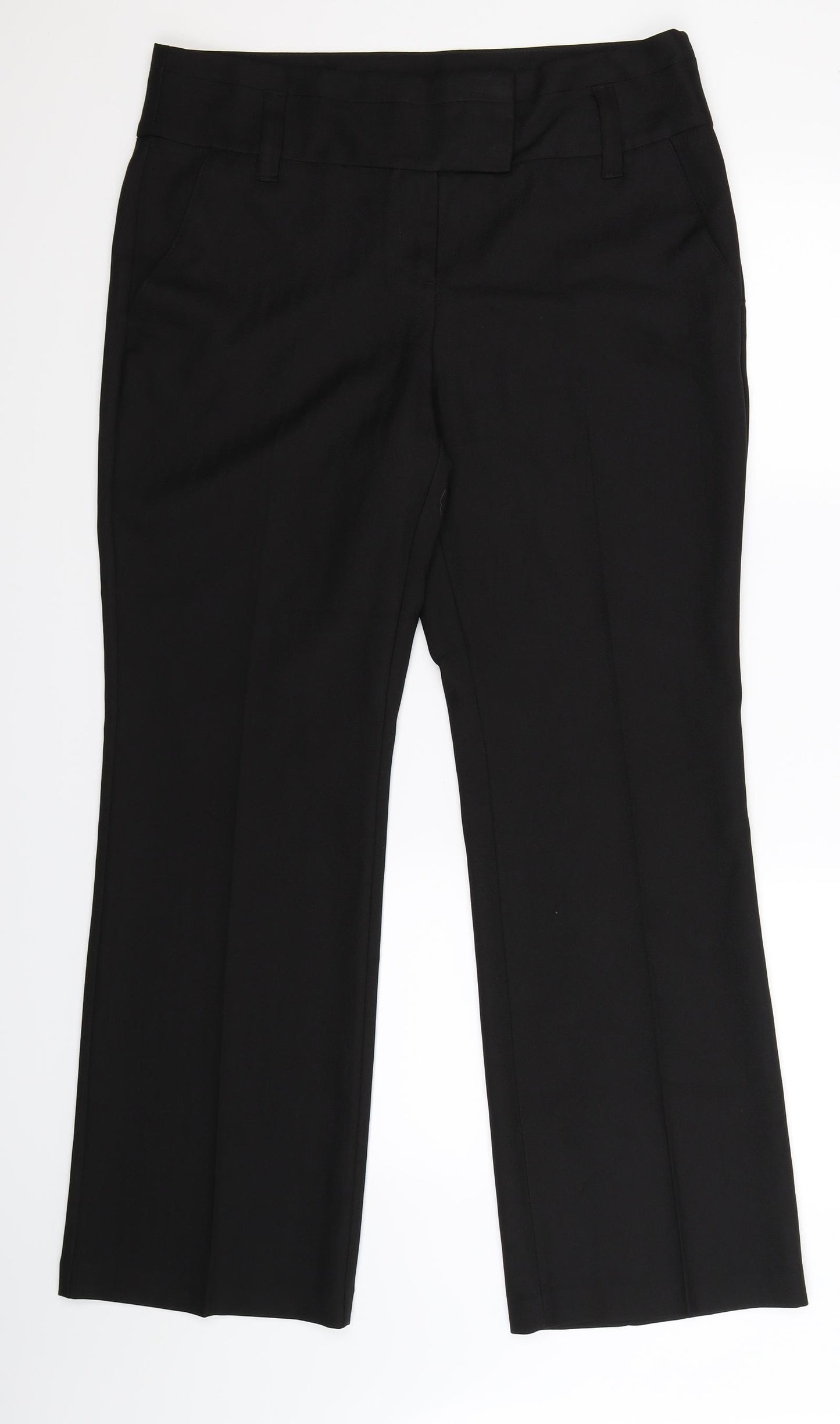 TU Womens Black   Trousers  Size 14 L30 in