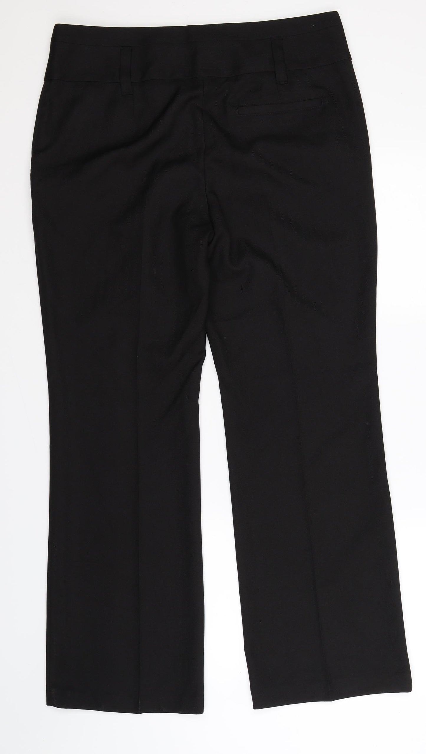 TU Womens Black   Trousers  Size 14 L30 in