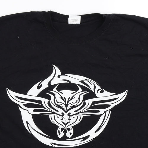 Fruit of the Loom Mens Black    T-Shirt Size M