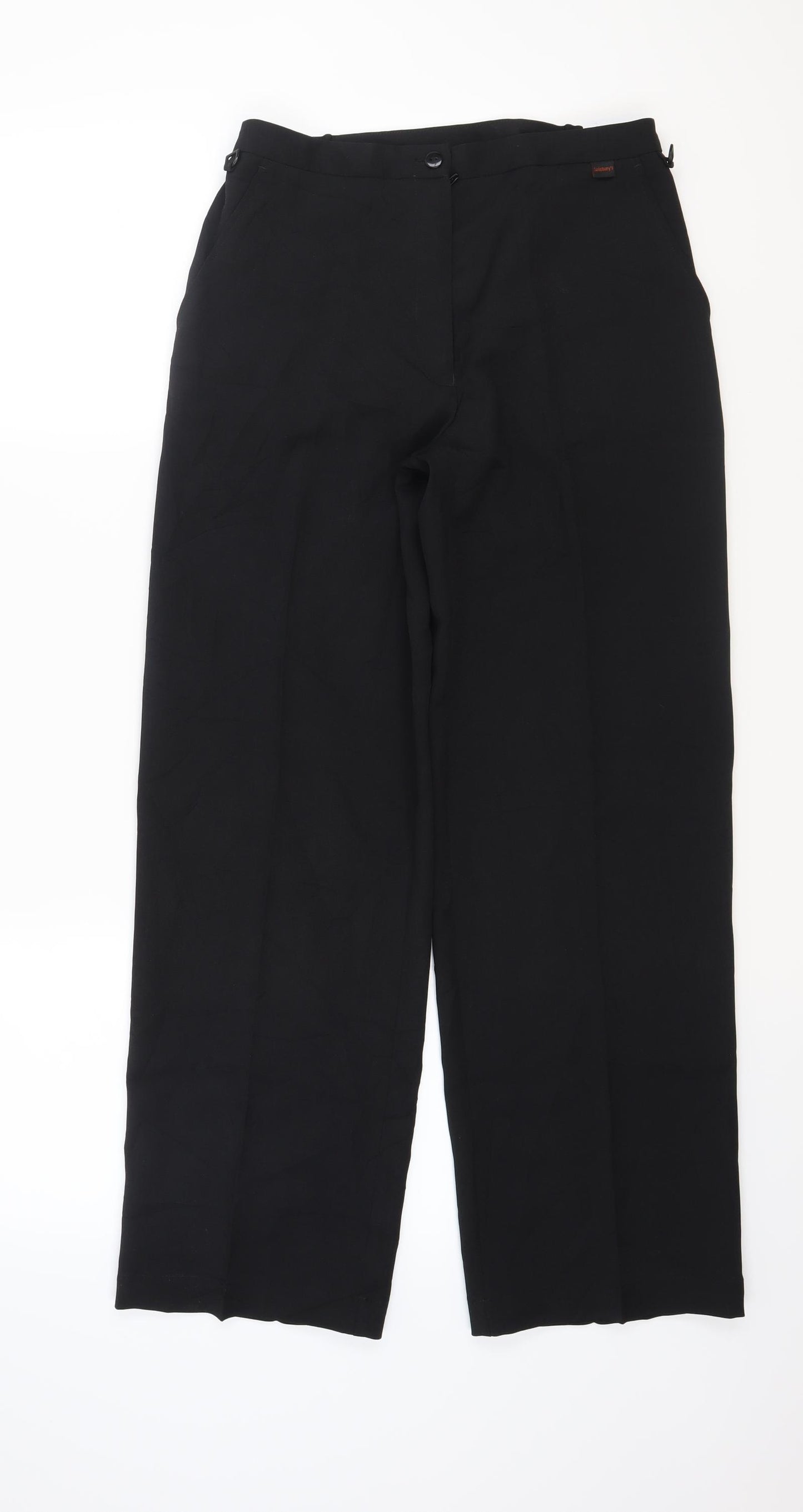 Dimensions Womens Black   Trousers  Size 12 L30 in