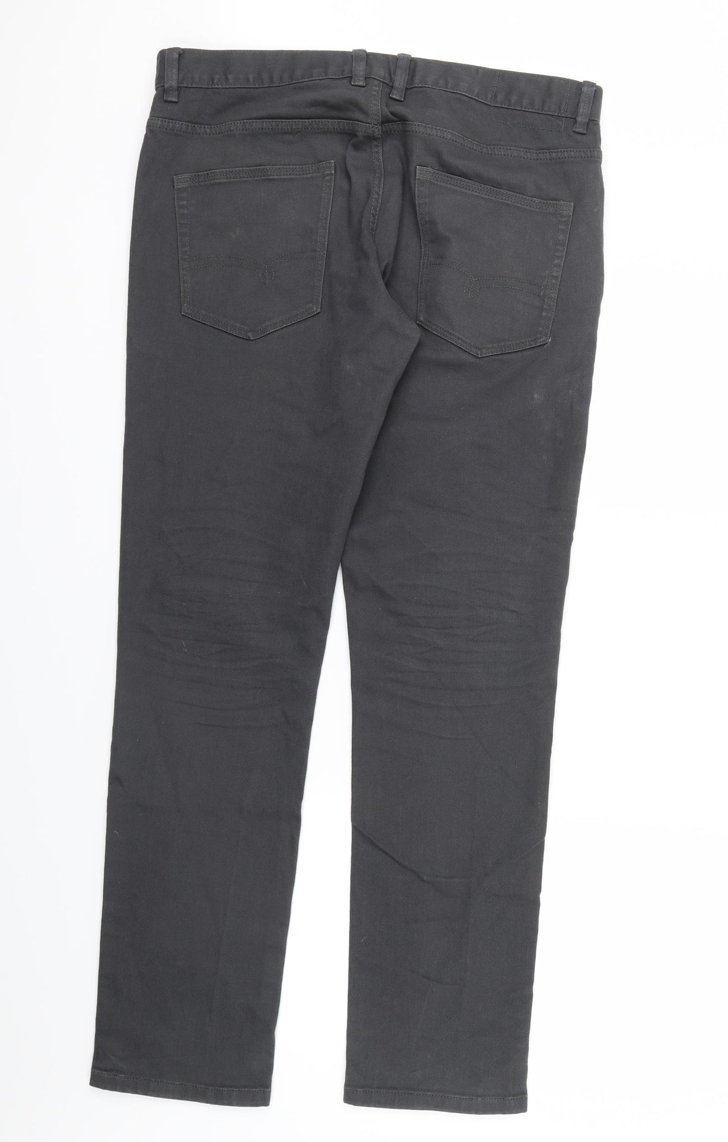 NEXT Mens Grey   Straight Jeans Size 34 in L31 in