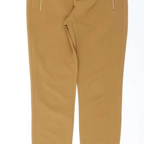 VERO MODA Womens Brown   Capri Trousers Size 36 L29 in