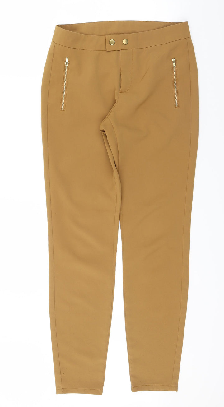 VERO MODA Womens Brown   Capri Trousers Size 36 L29 in