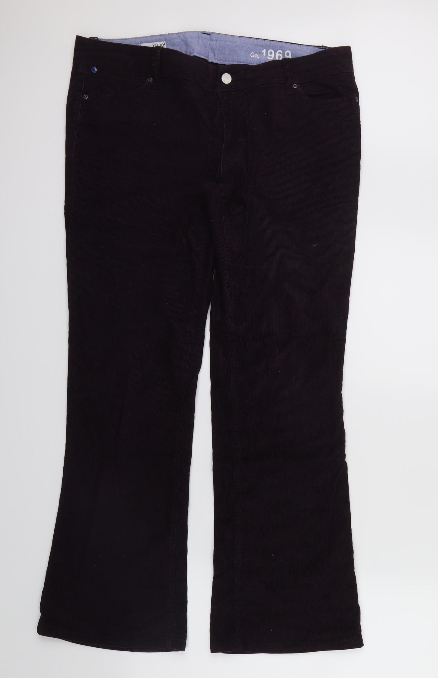 Gap Womens Purple  Corduroy Trousers  Size 32 in L29 in