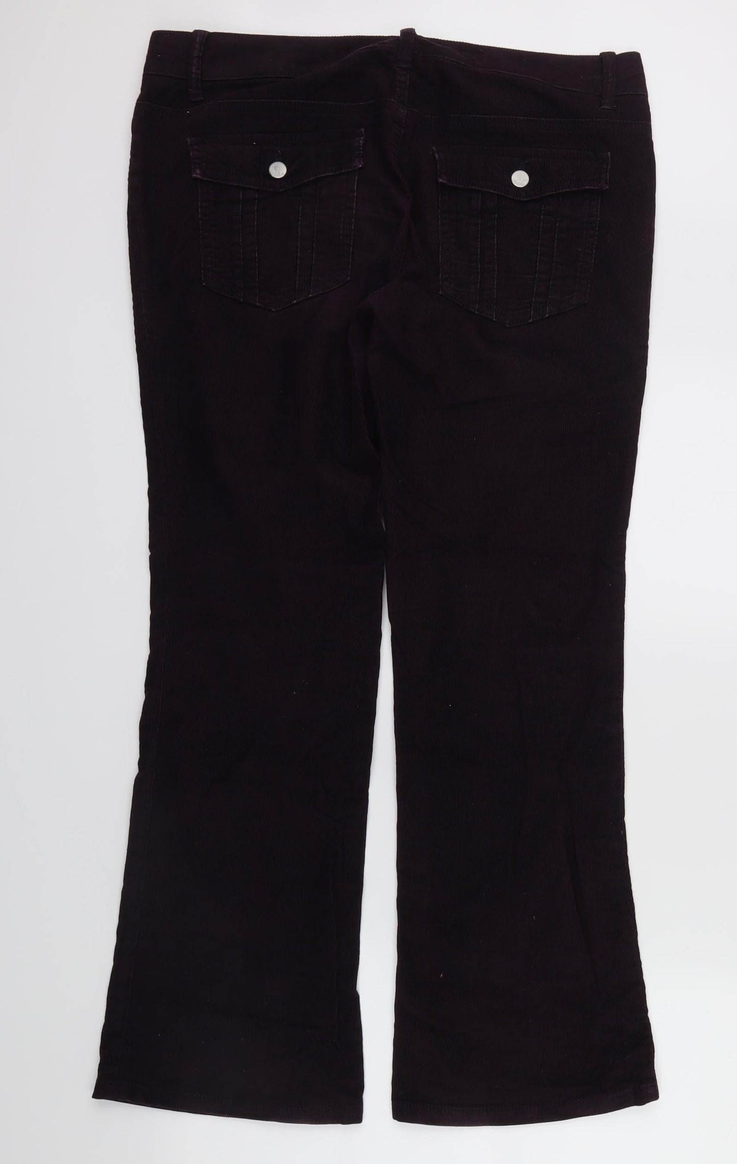 Gap Womens Purple  Corduroy Trousers  Size 32 in L29 in