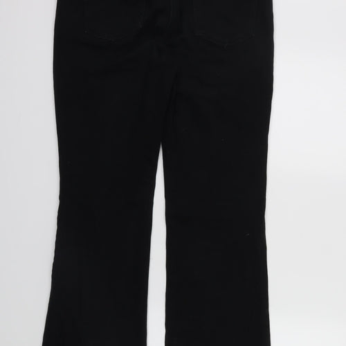 SLIMBOOTLEG Womens Black   Bootcut Jeans Size 14 L30 in