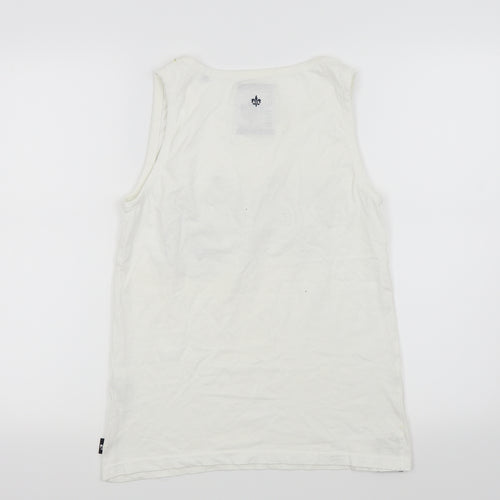 Henleys Mens White    T-Shirt Size M