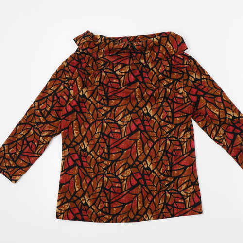 Simply Stock Shop Womens Orange   Pullover Jumper Size 12