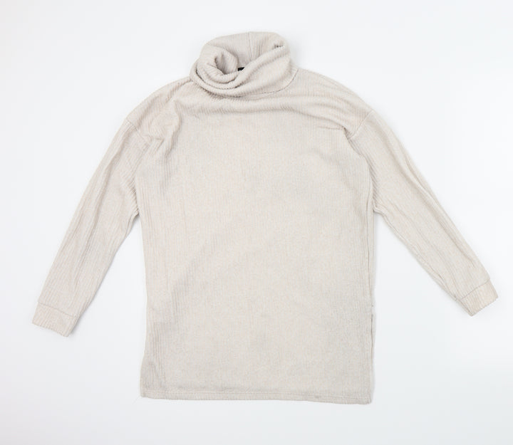 New Look Womens Beige Pullover Jumper Size S