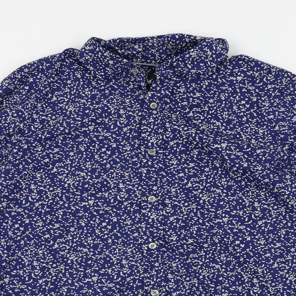 Gap Mens Blue    Button-Up Size M