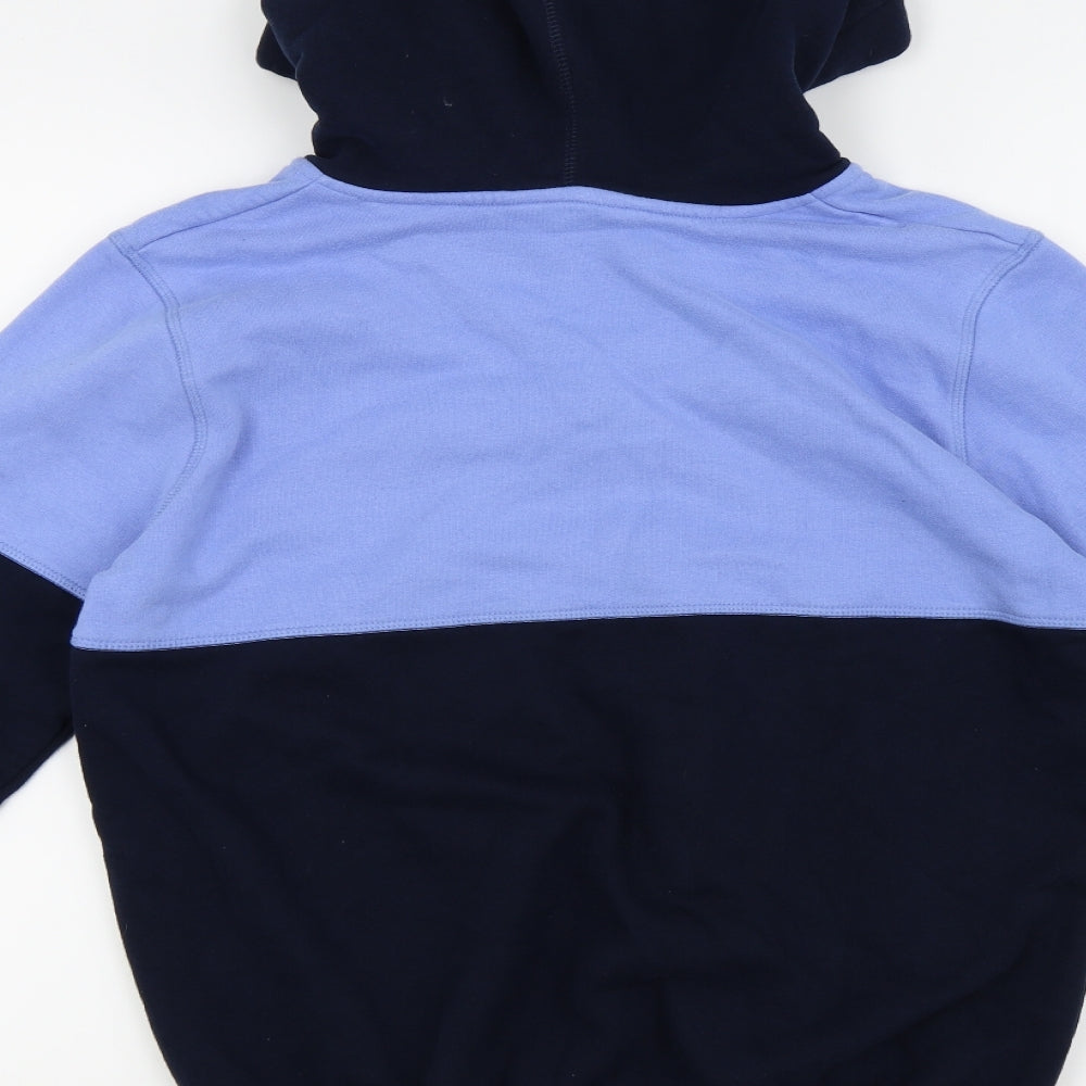 Cotton Traders Mens Blue   Pullover Hoodie Size S