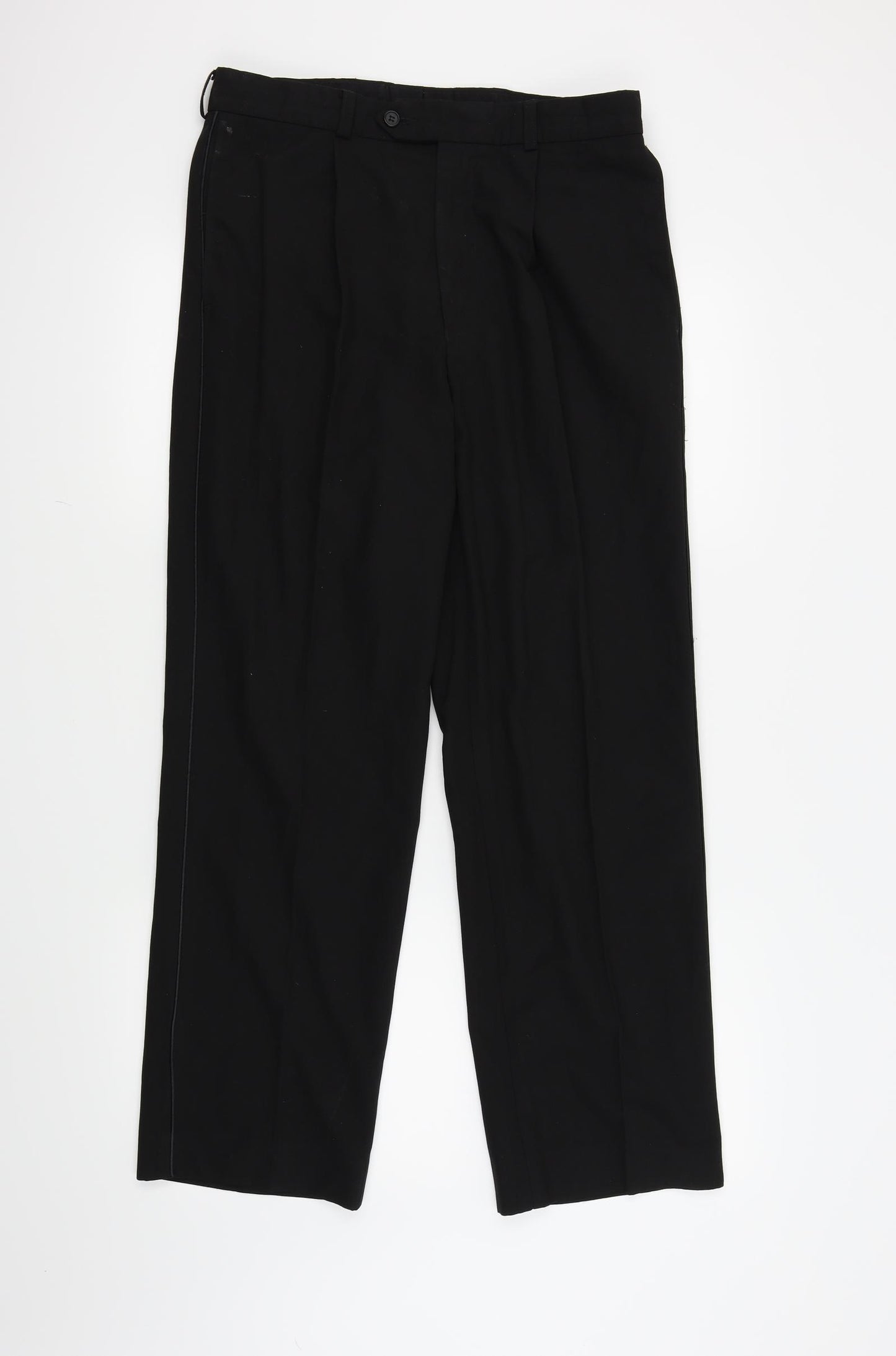 George Mens Black   Trousers  Size 32 in L29 in