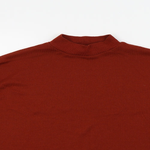 H&M Womens Orange   Basic T-Shirt Size S