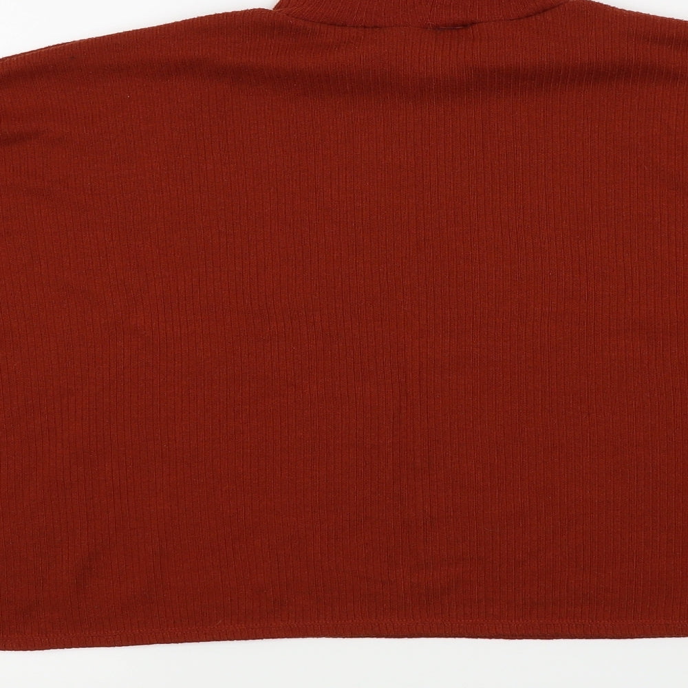 H&M Womens Orange   Basic T-Shirt Size S
