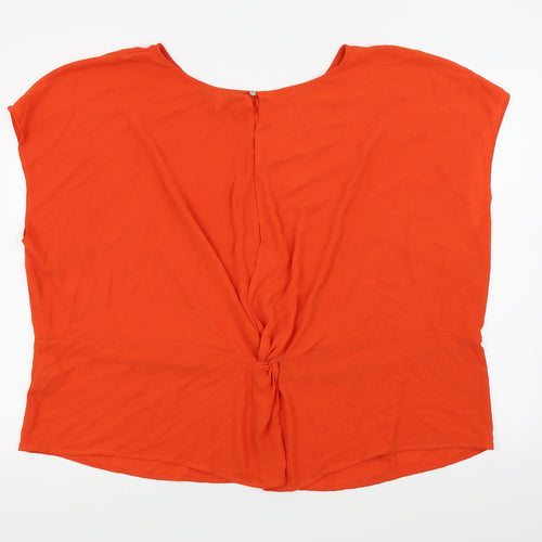 Anthology Womens Orange   Basic Blouse Size 24