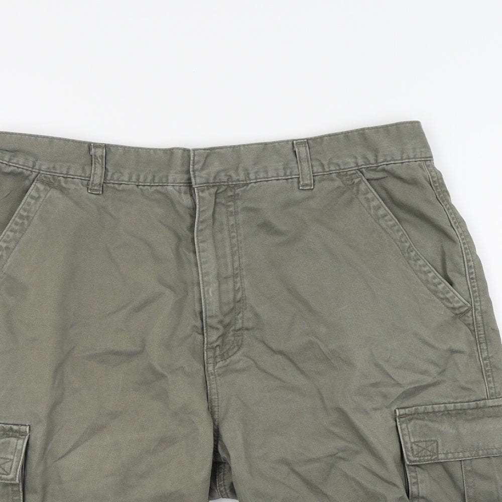 Debenhams Mens Grey   Chino Shorts Size 34 in - Cargo Style