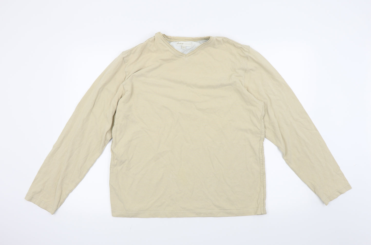 George Mens Beige    T-Shirt
