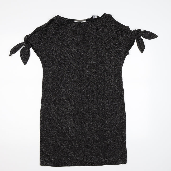 Dorothy Perkins Womens Black A-Line Size 6